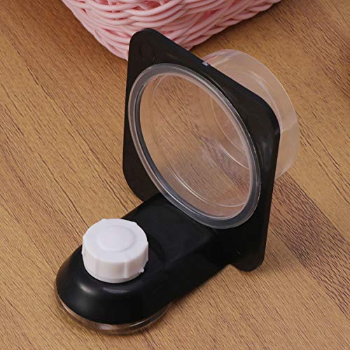 POPETPOP 4 Pack Gecko Feeding Ledge,Reptile Lizard Gecko Food Wat...