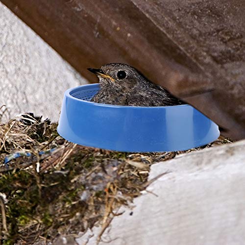 POPETPOP 8pcs Plastic Bird Nest-Bird Nesting Bowls Pigeon Nest Bo...
