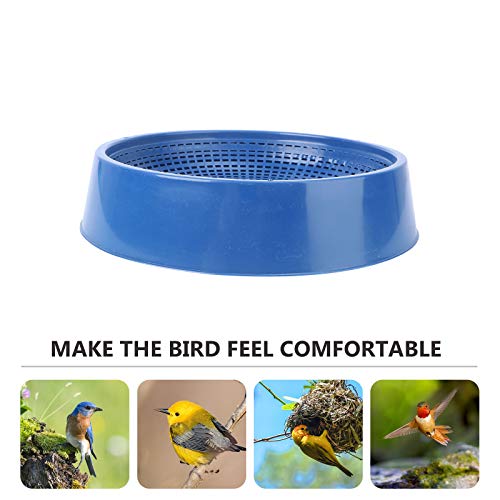 POPETPOP 8pcs Plastic Bird Nest-Bird Nesting Bowls Pigeon Nest Bo...