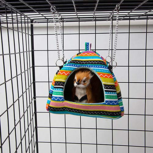 POPETPOP Adorable Guinea Pig House Bed - Warm Small Animals Winte...