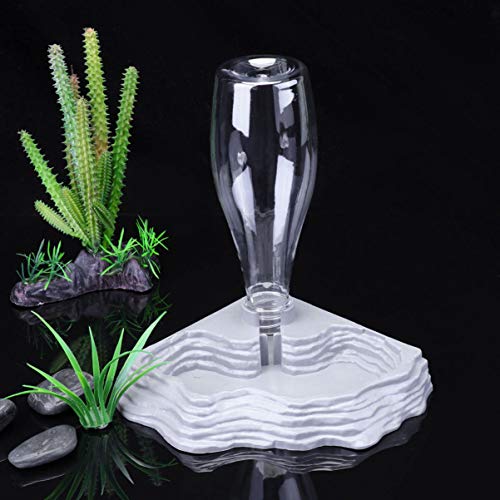 POPETPOP Automatic Reptile Feeder, Dual-use Reptile Water Dispens...