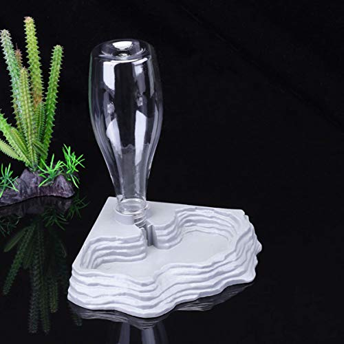 POPETPOP Automatic Reptile Feeder, Dual-use Reptile Water Dispens...