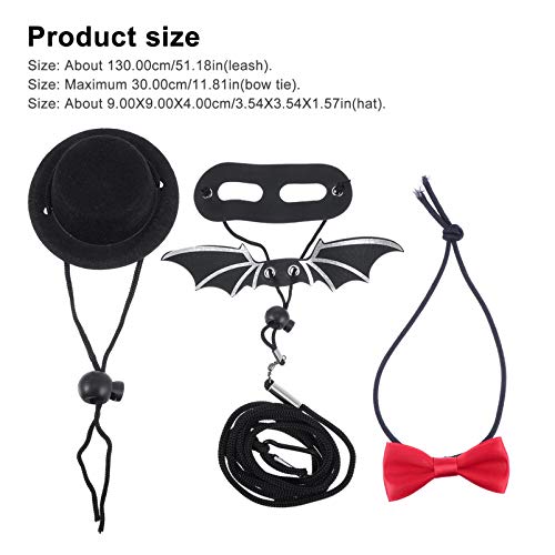 POPETPOP Bearded Dragon Harness and Leash- Lizard Hat and Bowtie ...