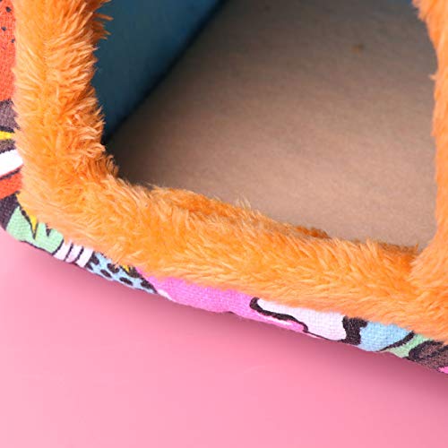 POPETPOP Bird Snuggle Hut Nest - Winter Warm Plush Birds Nest Hou...