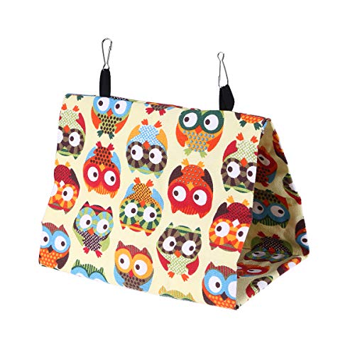 POPETPOP Bird Snuggle Hut-Pet Bird Nest House Bed,Parrot Habitat ...