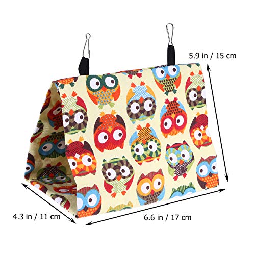 POPETPOP Bird Snuggle Hut-Pet Bird Nest House Bed,Parrot Habitat ...