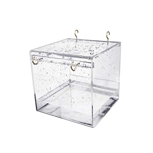 POPETPOP Caged Bird Bath Multi Cage Bird Bath Covered for Small B...