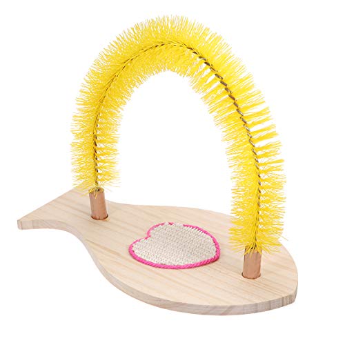 POPETPOP Cat Grooming Arch Toy Pet Cat Arch Self Groomer Massager...