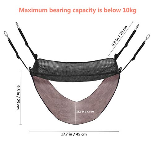 POPETPOP Cat Hammock Bed Pet Cage Hanging Bed for Cats/Small Dogs...