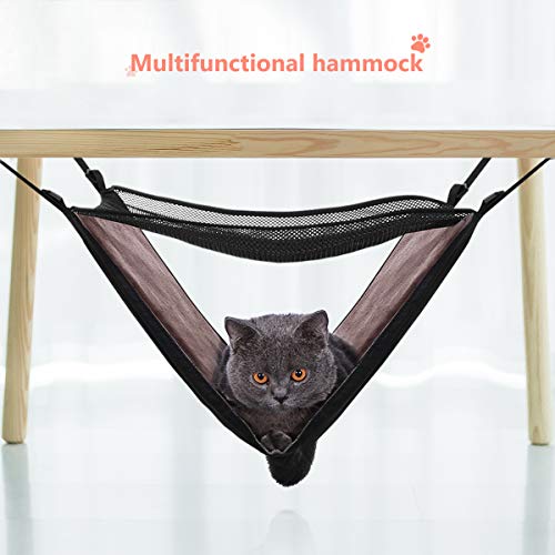 POPETPOP Cat Hammock Bed Pet Cage Hanging Bed for Cats/Small Dogs...