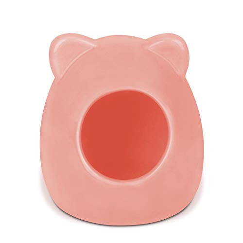POPETPOP Ceramic Hamster Hideout Nest - Hamster Sand Bath Rat Dus...