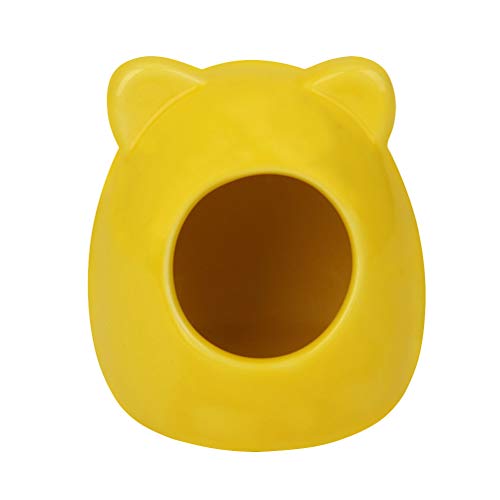 POPETPOP Ceramic Hamster Hideout Nest - Hamster Sand Bath Rat Dus...
