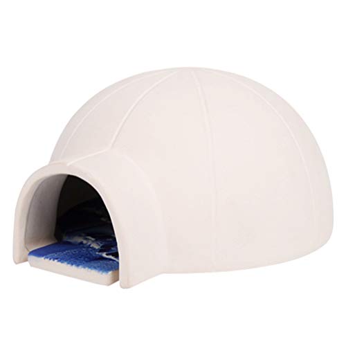 POPETPOP Ceramic Hamster House Small Pet Hideout Hamster Cave Coo...
