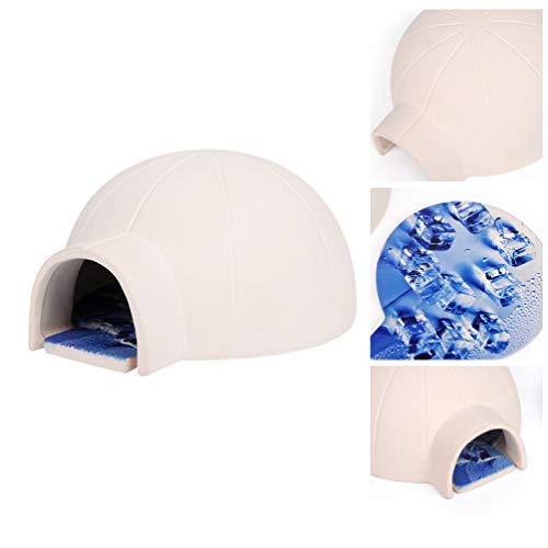 POPETPOP Ceramic Hamster House Small Pet Hideout Hamster Cave Coo...