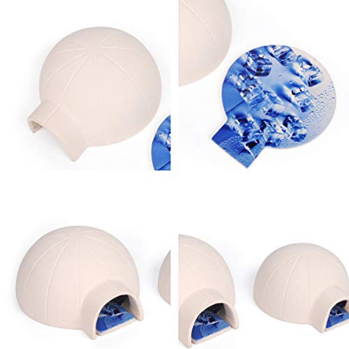 POPETPOP Ceramic Hamster House Small Pet Hideout Hamster Cave Coo...