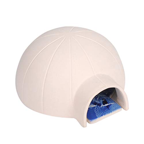 POPETPOP Ceramic Hamster House Small Pet Hideout Hamster Cave Coo...