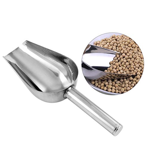 POPETPOP Dog Food Scoop Stainless Steel Pet Food Shovel Practical...