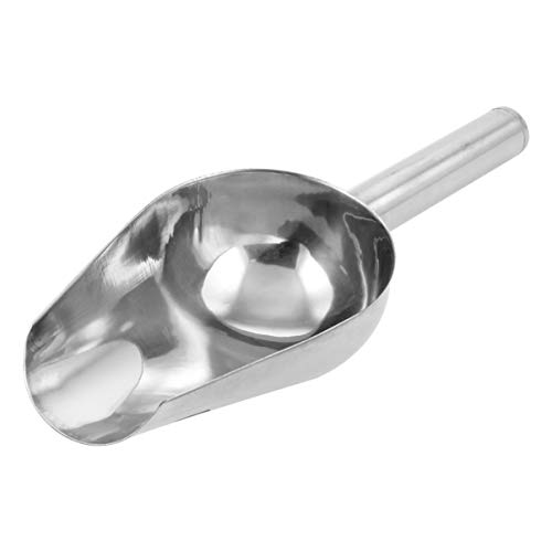 POPETPOP Dog Food Scoop Stainless Steel Pet Food Shovel Practical...