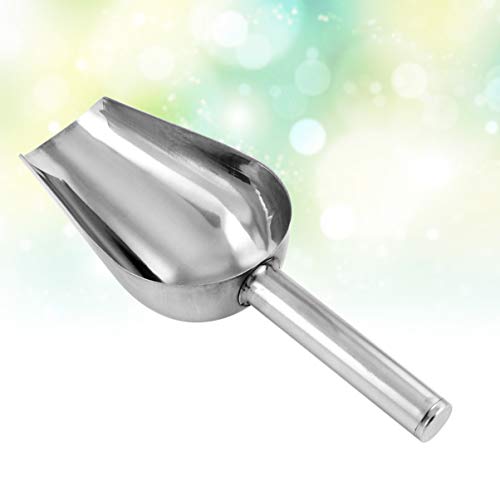 POPETPOP Dog Food Scoop Stainless Steel Pet Food Shovel Practical...