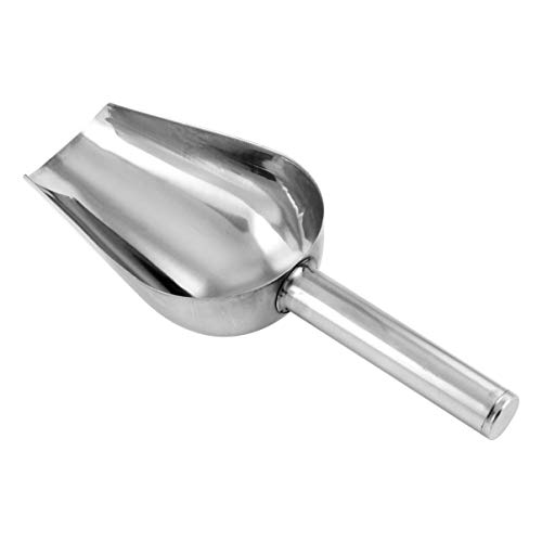 POPETPOP Dog Food Scoop Stainless Steel Pet Food Shovel Practical...