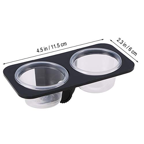 POPETPOP Gecko Feeder Ledge-Small Gecko Food Cups Reptile Feeder ...