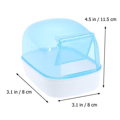 POPETPOP Hamster Bath Sand-Plastic Hamster Bathroom Cute Durable ...