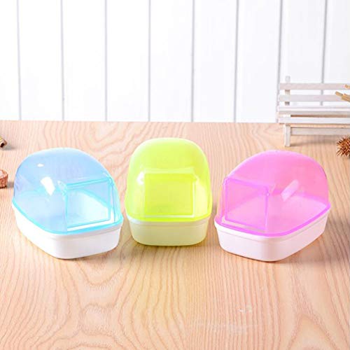 POPETPOP Hamster Bath Sand-Plastic Hamster Bathroom Cute Durable ...