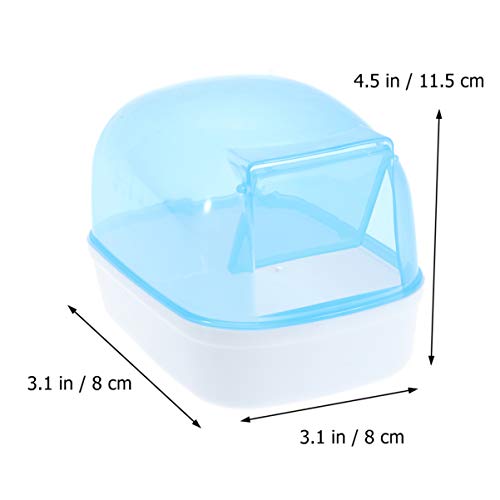 POPETPOP Hamster Bathtubs Plastic Dust Bath House Hamster Sandbox...