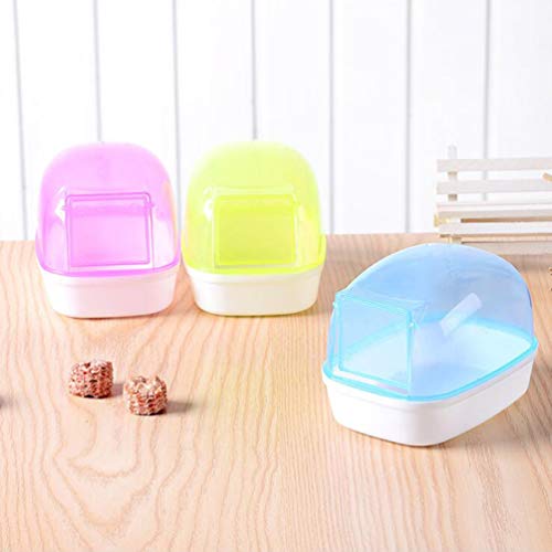 POPETPOP Hamster Bathtubs Plastic Dust Bath House Hamster Sandbox...