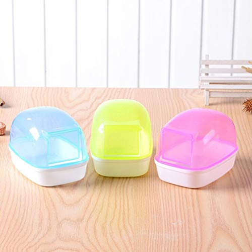 POPETPOP Hamster Bathtubs Plastic Dust Bath House Hamster Sandbox...