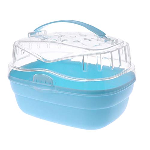 POPETPOP Hamster Carrier, Hamster Travel Cage, Portable Pets Cage...