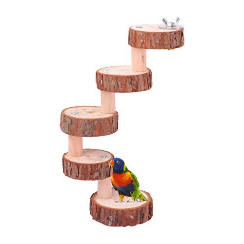 POPETPOP Hamster Platform - Parrot Springboard Climbing Ladder Ha...
