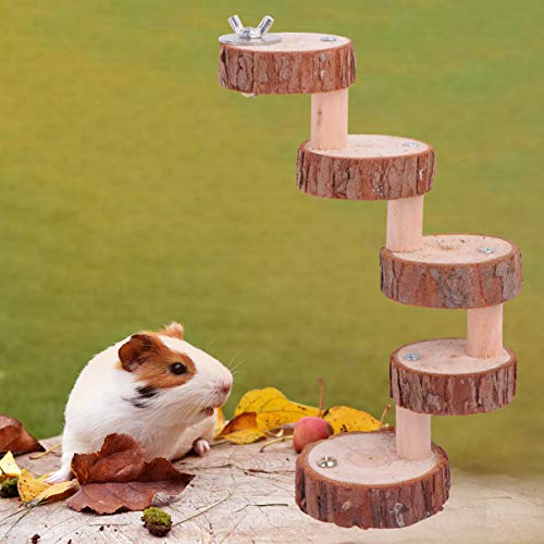 POPETPOP Hamster Platform - Parrot Springboard Climbing Ladder Ha...