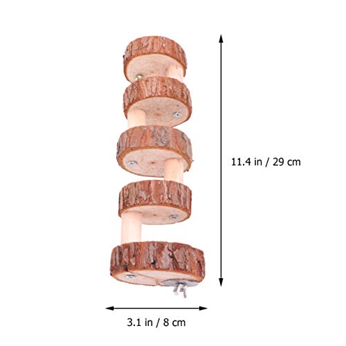 POPETPOP Hamster Platform - Parrot Springboard Climbing Ladder Ha...