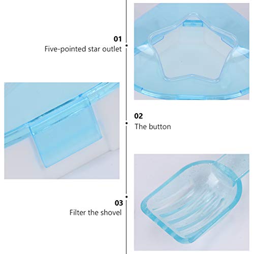 POPETPOP Hamster Sand Bathroom Plastic Sand Bath Container with S...
