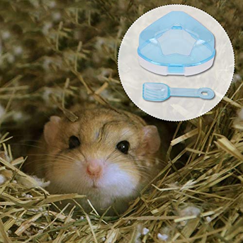 POPETPOP Hamster Sand Bathroom Plastic Sand Bath Container with S...