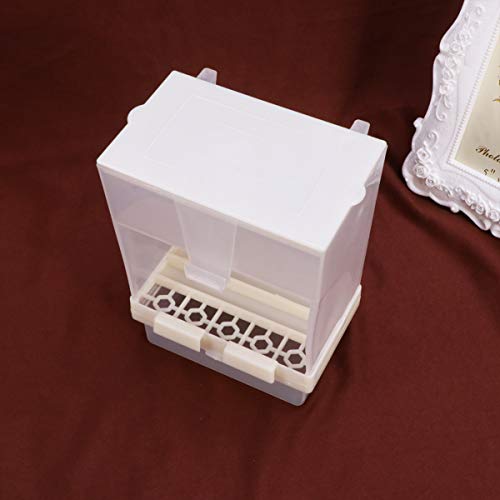 POPETPOP Pet No Mess Bird Feeder Parrot Automatic Feeder Parrot F...