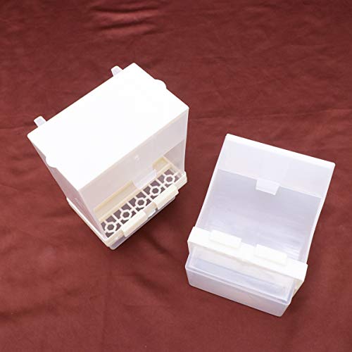 POPETPOP Pet No Mess Bird Feeder Parrot Automatic Feeder Parrot F...