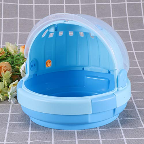 POPETPOP Portable Hamster Cage-Transparent Plastic Small Animal C...