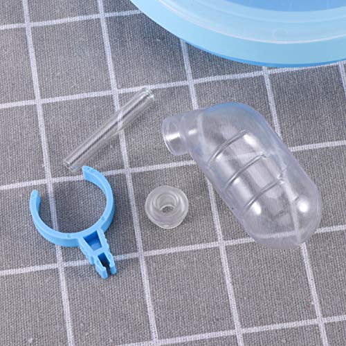 POPETPOP Portable Hamster Cage-Transparent Plastic Small Animal C...