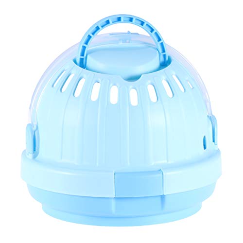 POPETPOP Portable Hamster Cage-Transparent Plastic Small Animal C...