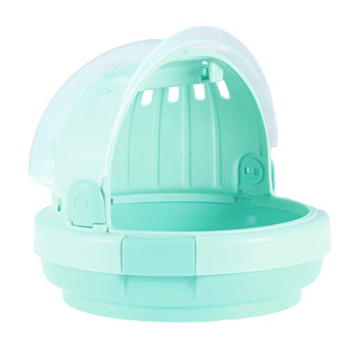 POPETPOP Portable Hamster Cage-Transparent Plastic Small Animal C...