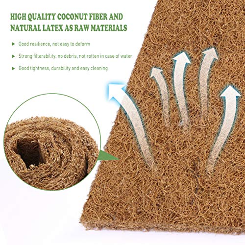 POPETPOP Reptile Carpet Coconut Fiber Reptiles Bedding Liner Clim...
