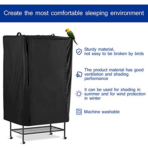 POPETPOP Universal Bird Parrot Cage Cover Washable Good Night Bir...