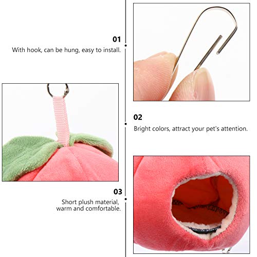 POPETPOP Winter Warm Hamster Hammock Cute Fruit Shape Design Smal...