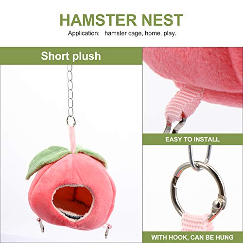 POPETPOP Winter Warm Hamster Hammock Cute Fruit Shape Design Smal...