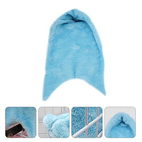 POPETPOP Winter Warm Plush Birds Nest Soft Hut Bed for Parakeet C...