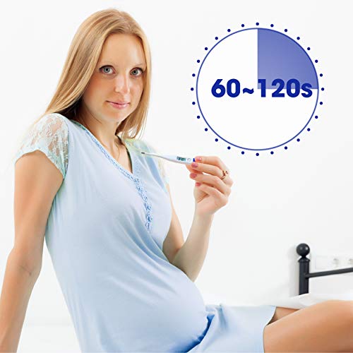 POPKA Basal Body Thermometer - Waterproof, Highly Accurate 1/100t...