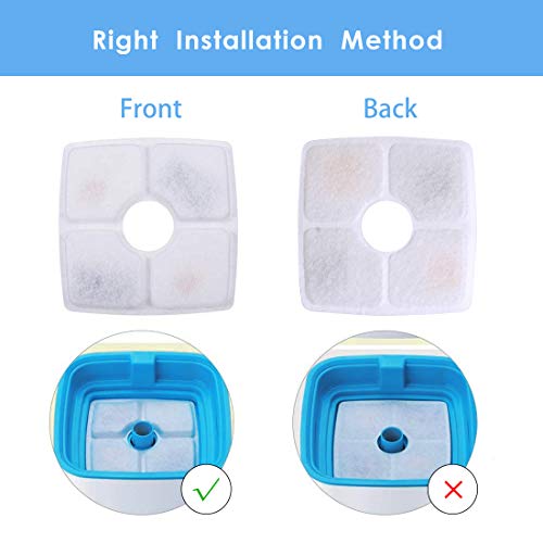 Possiave Pet Fountain Filters, 16 Pack Cat Water Fountain Filters...