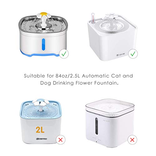 Possiave Pet Fountain Filters, 16 Pack Cat Water Fountain Filters...